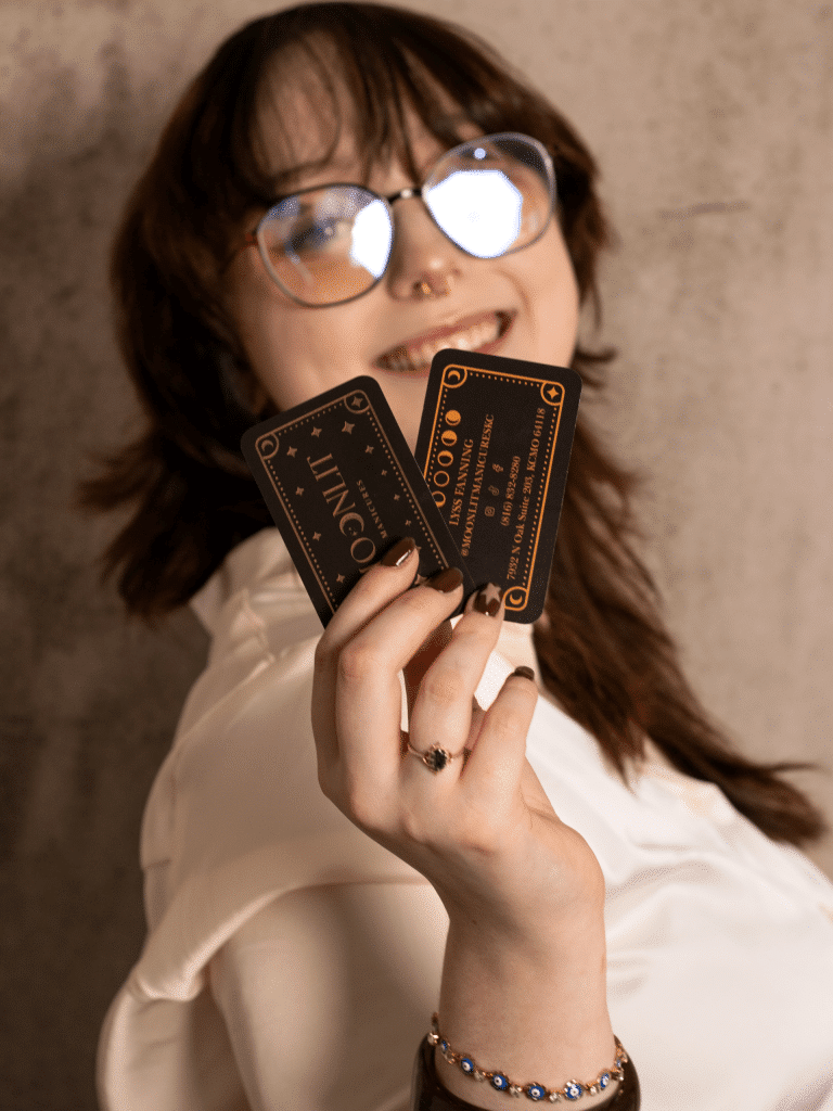 Lyss Fanning - Moonlit Manicures - Business Cards