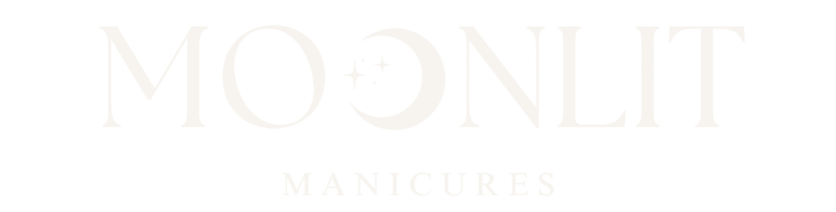 Moonlit Manicures Logo-Cream Transparent